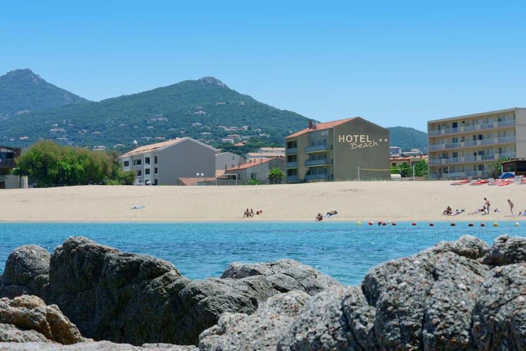 T2 D'Exception 100M Plage Terrasse Vue Mer Et Montagnes Propriano  Buitenkant foto