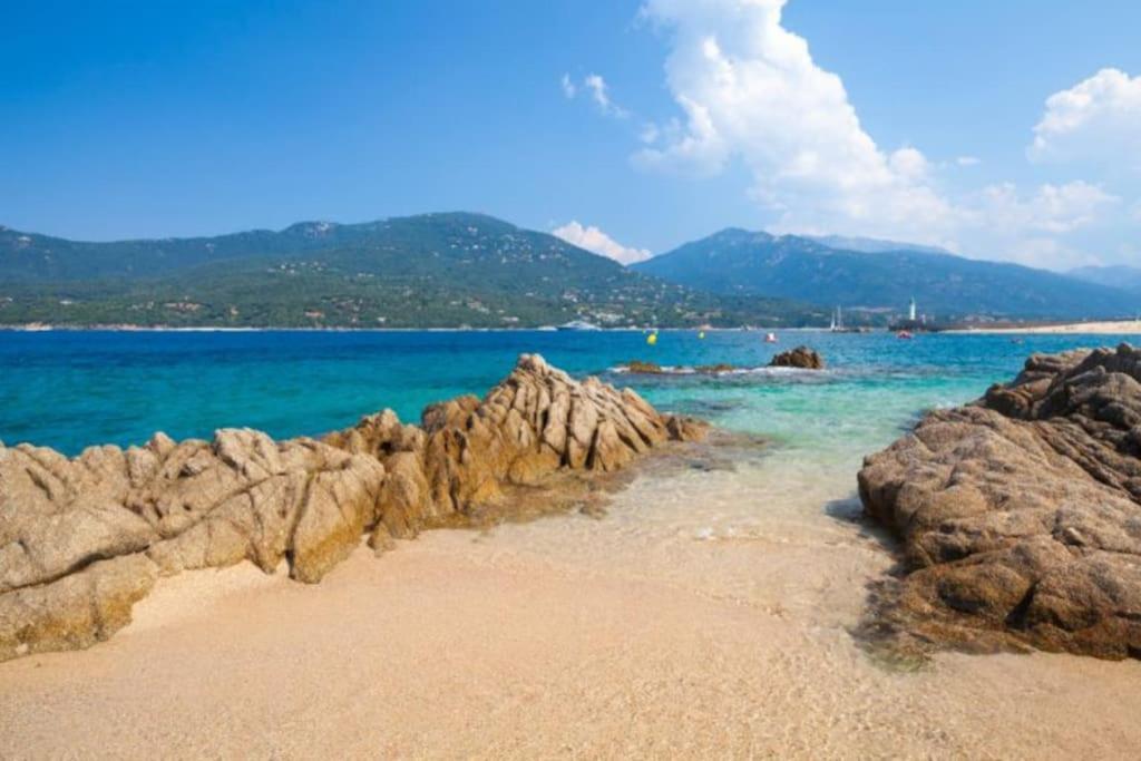 T2 D'Exception 100M Plage Terrasse Vue Mer Et Montagnes Propriano  Buitenkant foto